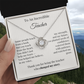 To An Incredible Teacher – Appreciation Necklace Gift for Her