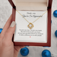 Thank You Necklace – You're So Appreciated | Heartfelt Appreciation Gift