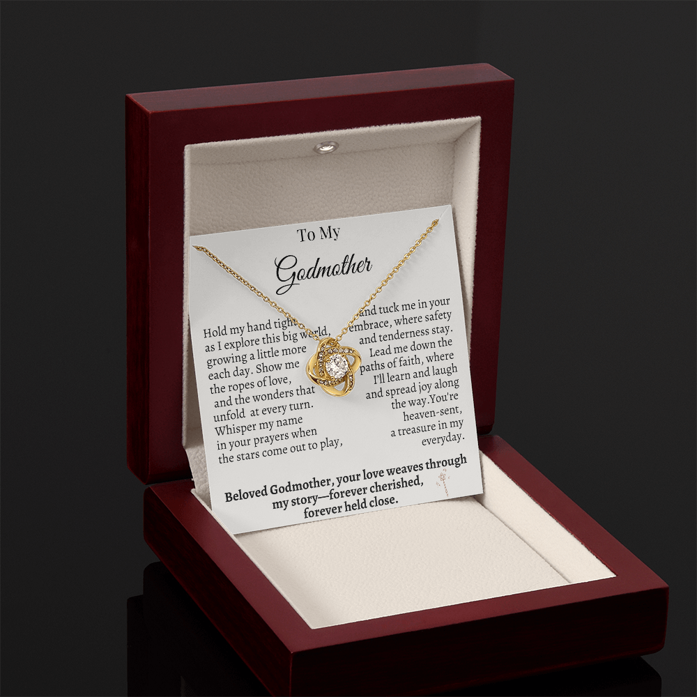 To My Godmother – Sentimental Necklace Gift from Godchild | Forever Cherished & Held Close