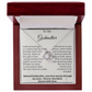 To My Godmother – Sentimental Necklace Gift from Godchild | Forever Cherished & Held Close