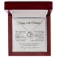 40th Birthday Necklace for Her – Celebrate Four Fabulous Decades with Love and Dreams – Meaningful Gift for Women Turning 40