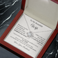 Romantic Gift for Wife – Necklace with Emotional Letter from Husband