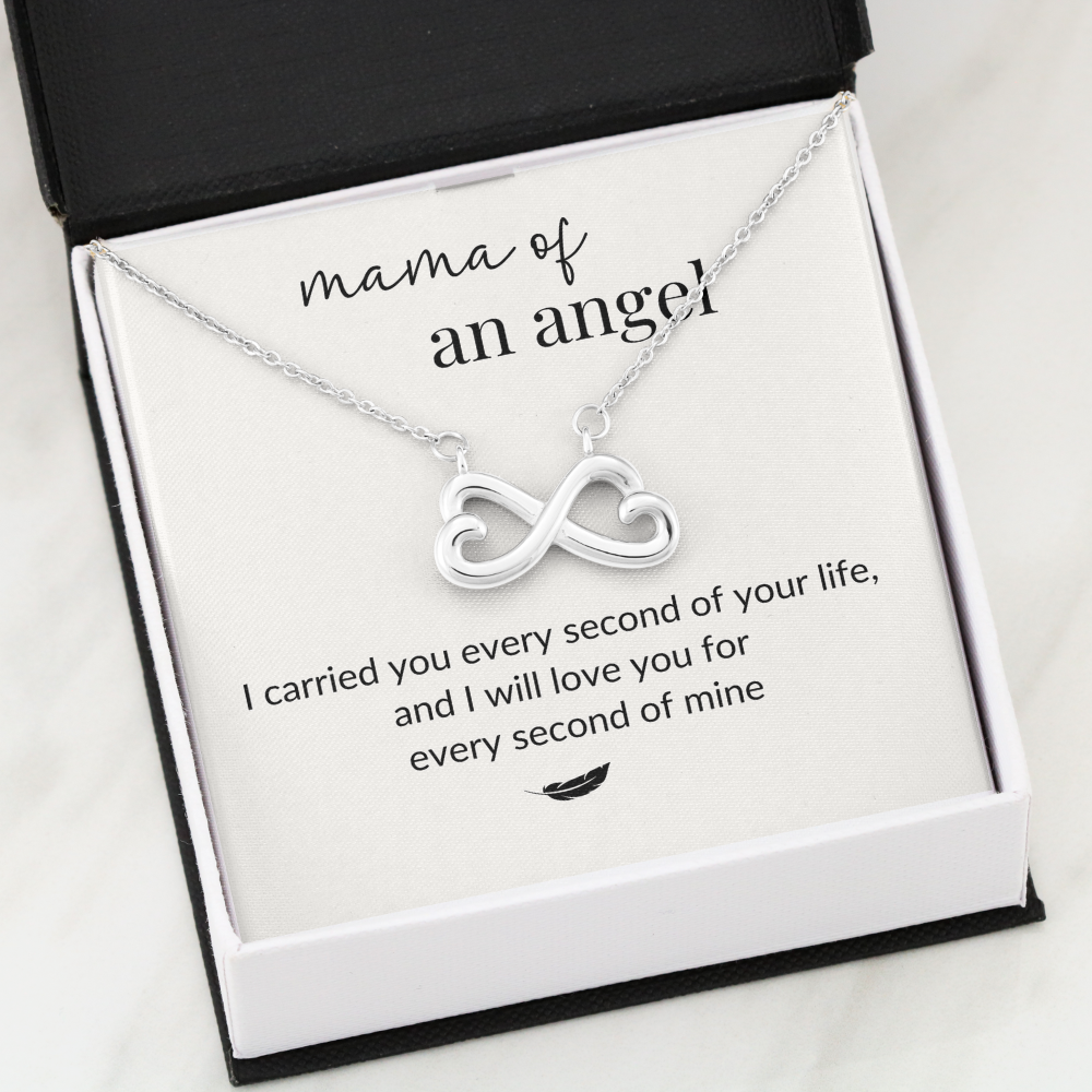 "Mama of an Angel" Memorial Necklace – A Heartfelt Tribute for Grieving Mothers