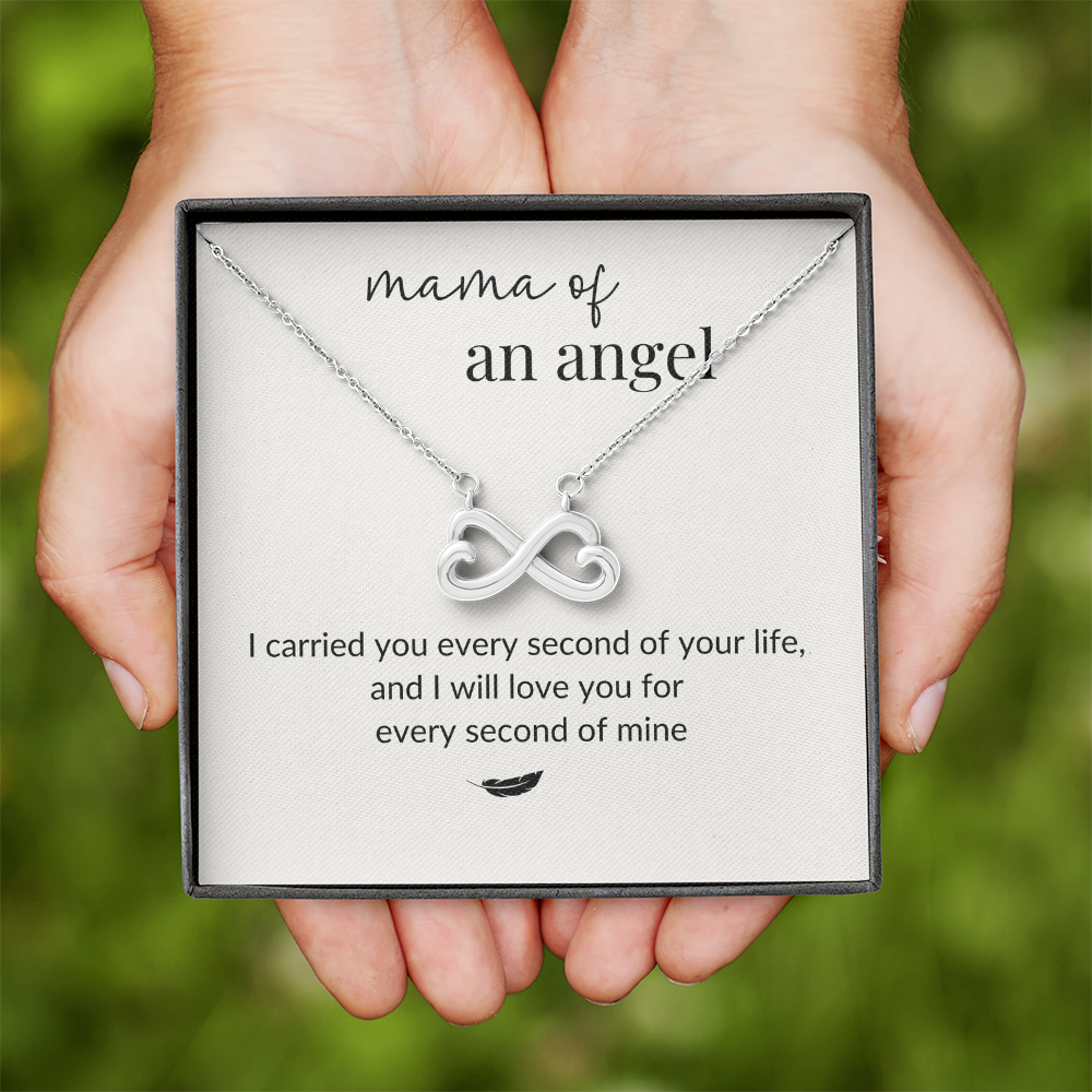 "Mama of an Angel" Memorial Necklace – A Heartfelt Tribute for Grieving Mothers
