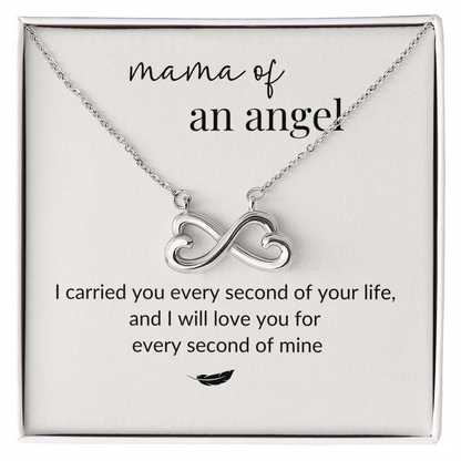 "Mama of an Angel" Memorial Necklace – A Heartfelt Tribute for Grieving Mothers