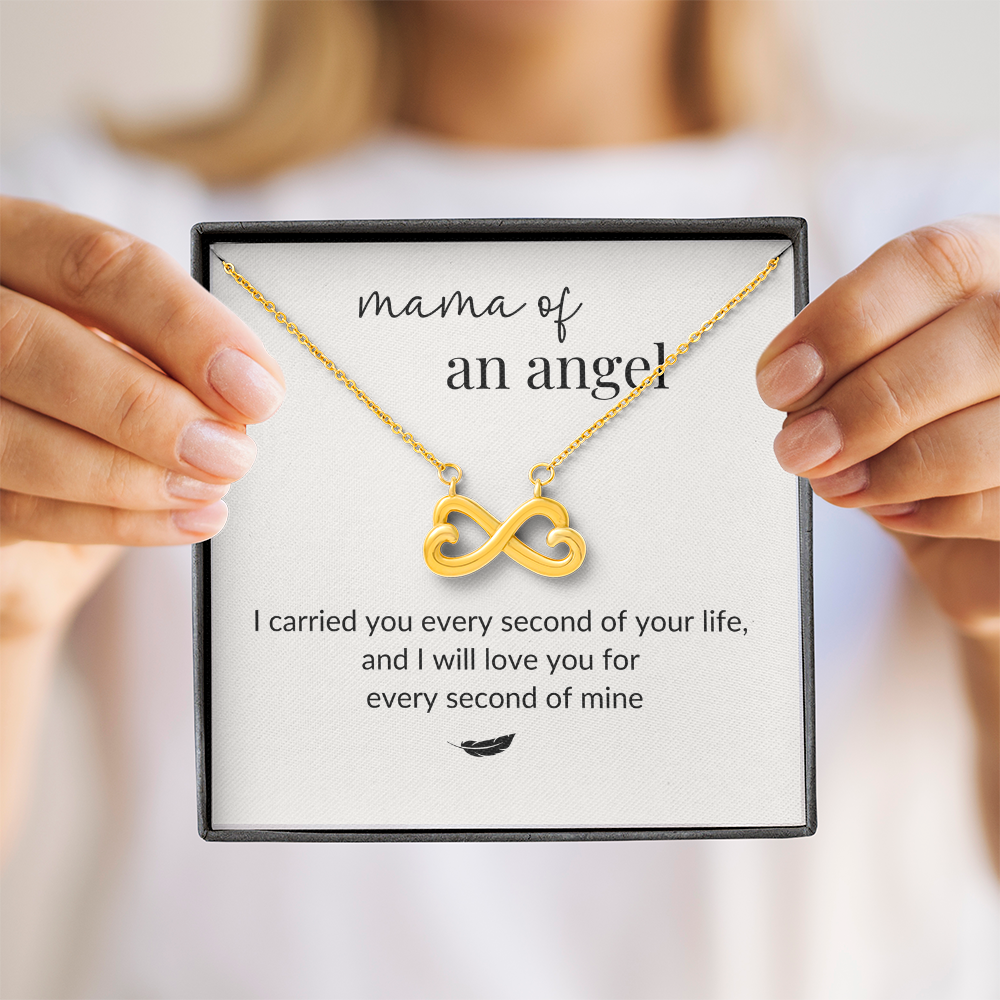"Mama of an Angel" Memorial Necklace – A Heartfelt Tribute for Grieving Mothers