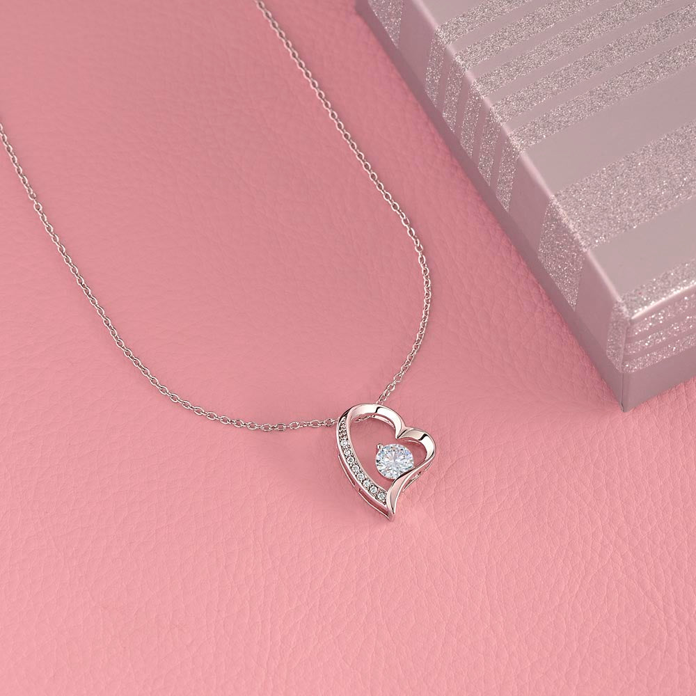 To My Wonderful Daughter - “My Forever Love” Heart Pendant Gift from Dad