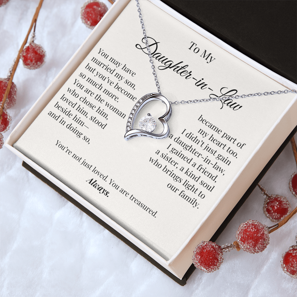 You Are Treasured – Elegant Jewelry Gift for Daughter-in-Law