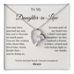 You Are Treasured – Elegant Jewelry Gift for Daughter-in-Law