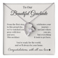 Graduation Necklace Gift for Her – CZ Heart with Card | Sentimental Graduation Jewelry from Mom, Dad or Family