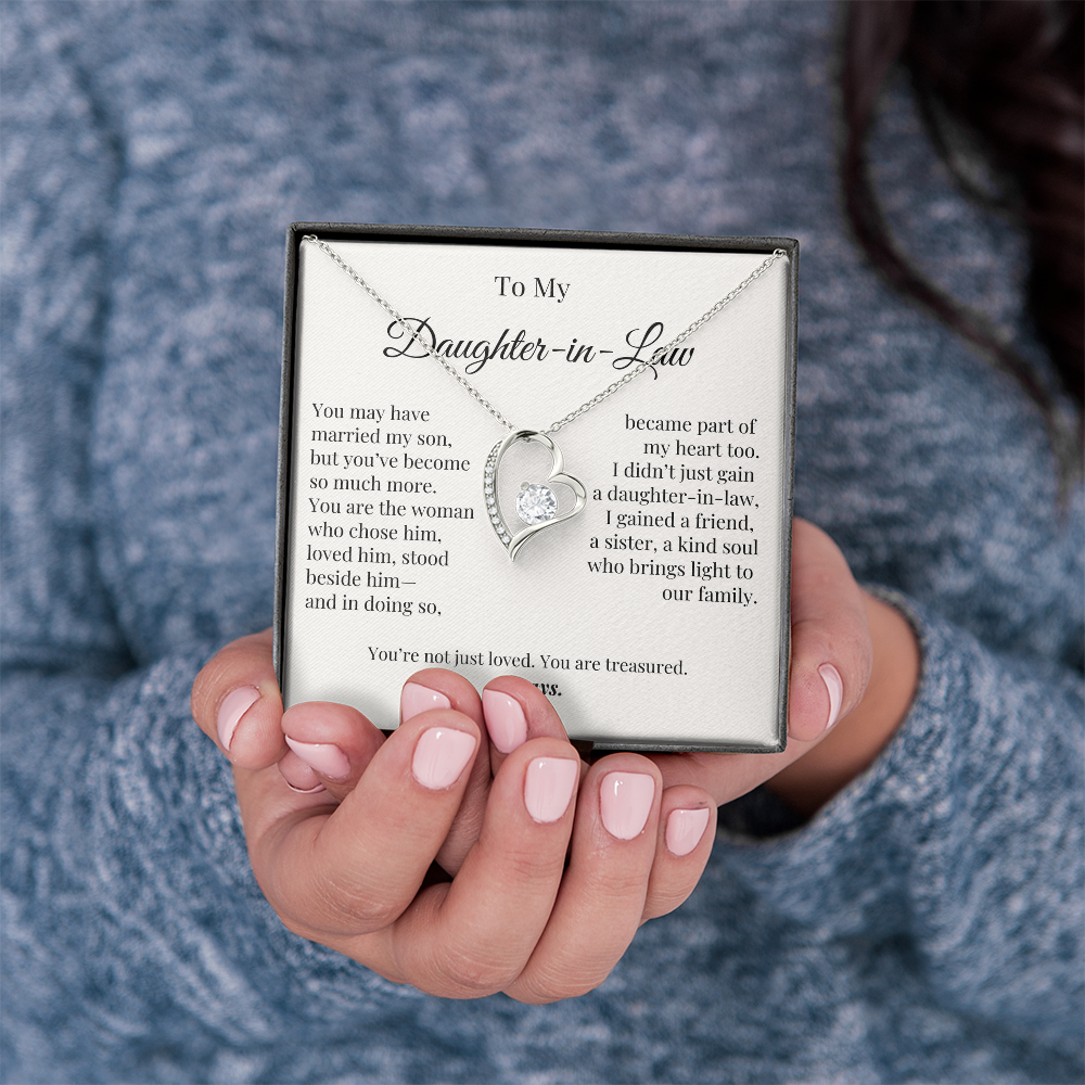 You Are Treasured – Elegant Jewelry Gift for Daughter-in-Law