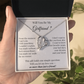 Will You Be My Girlfriend – Romantic Heart Necklace Gift for Her