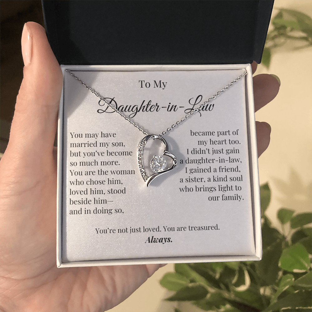 You Are Treasured – Elegant Jewelry Gift for Daughter-in-Law