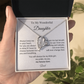 To My Wonderful Daughter - “My Forever Love” Heart Pendant Gift from Dad