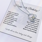 Happy 10th Birthday Necklace – Double Digits Celebration Gift for Daughter, Granddaughter, Niece – Meaningful Jewelry for Tween Girl's Milestone