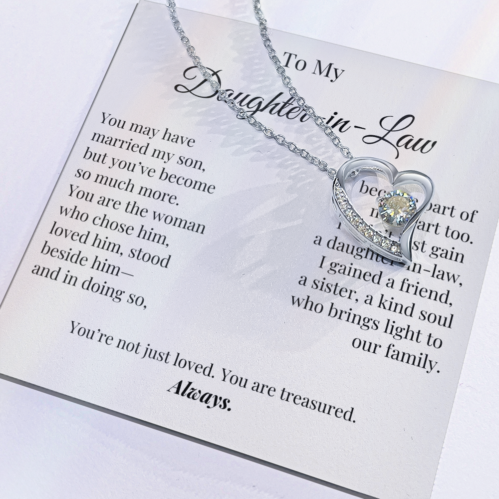 You Are Treasured – Elegant Jewelry Gift for Daughter-in-Law