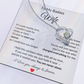 To My Badass Wife – Heartfelt Necklace Gift with Love Note