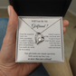 Will You Be My Girlfriend – Romantic Heart Necklace Gift for Her