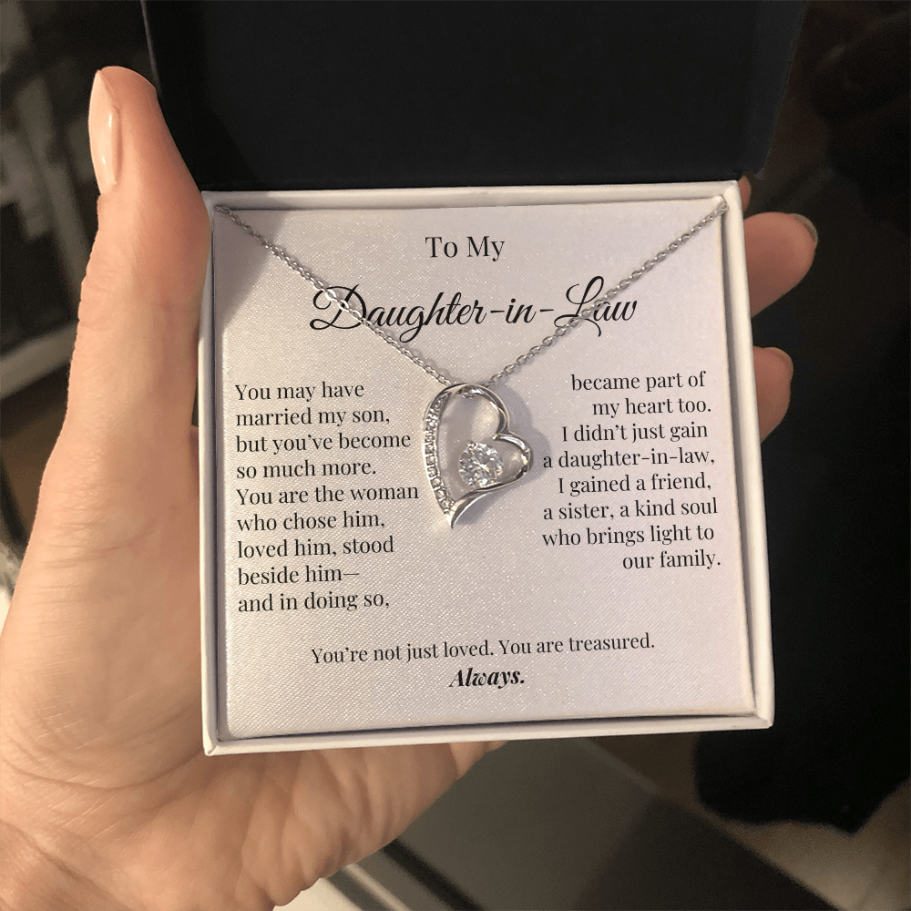 You Are Treasured – Elegant Jewelry Gift for Daughter-in-Law