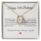 30th Birthday Heart Necklace – Celebrate Her Beauty, Dreams, and Courage – Meaningful Gift for Women Turning 30