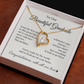 Graduation Necklace Gift for Her – CZ Heart with Card | Sentimental Graduation Jewelry from Mom, Dad or Family