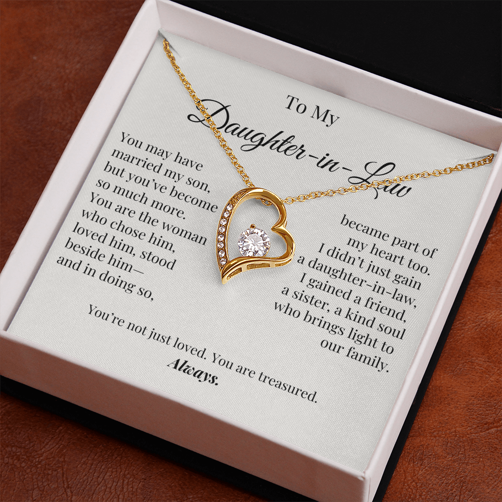You Are Treasured – Elegant Jewelry Gift for Daughter-in-Law