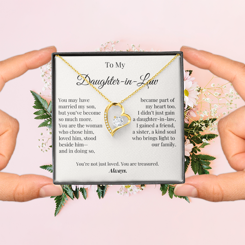You Are Treasured – Elegant Jewelry Gift for Daughter-in-Law