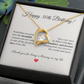 30th Birthday Heart Necklace – Celebrate Her Beauty, Dreams, and Courage – Meaningful Gift for Women Turning 30