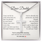 Dad-to-Be Gift from Baby – Pregnancy Keepsake Necklace with Message Card