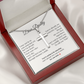 Dad-to-Be Gift from Baby – Pregnancy Keepsake Necklace with Message Card